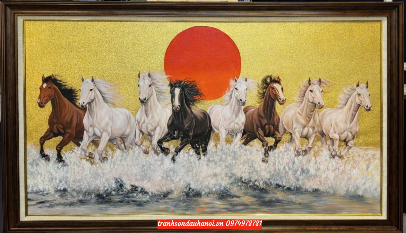 Tranh mã đáo thành công đẹp nhất SN57