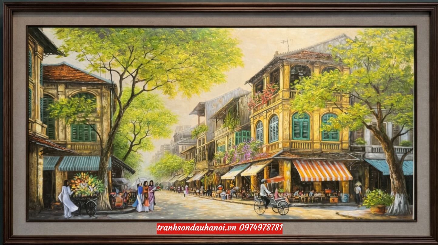Tranh phố cổ hà nội,Tranh phố SN87