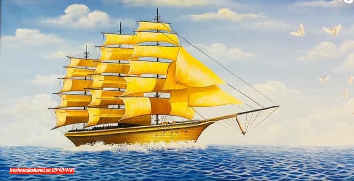 Tranh thuận buồm xuôi gió SN28