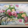 Tranh sơn dầu hoa mẫu đơn TP98