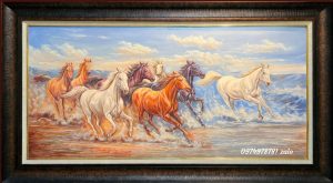 Tranh mã đáo thành công phong thuỷ