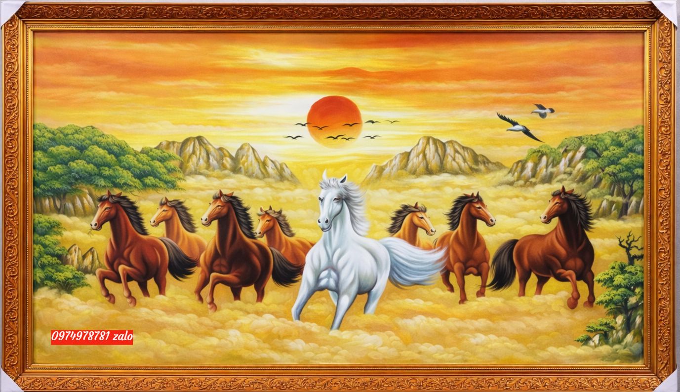 Tranh mã đáo thành công ý nghĩa đẹp