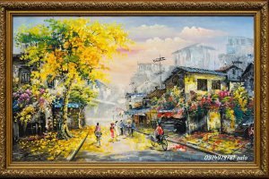 Tranh phố cổ hà nôi đẹp nhất ý nghĩa SP16