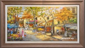 Tranh phố cổ hà nội tranh phố SP14