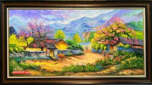 Tranh tây bắc phong cảnh đẹp nhất SP58