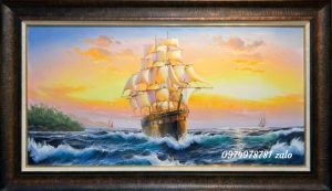 Tranh thuận buôm xuôi gió phong thuỷ SP13