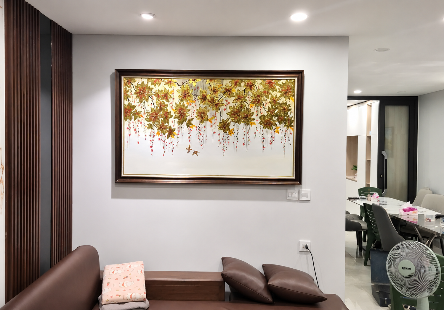Tranh hoa lộc vừng, tranh lộc vừng may mắn TP125 - Ảnh 2