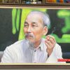 Tranh bác hồ tranh vẽ bác hồ nghồi hút thuốc trang trọng TP129